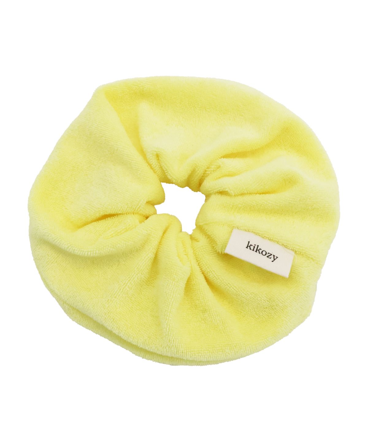키코지(KIKOZY) Cozy Terry Scrunchie_Lemon