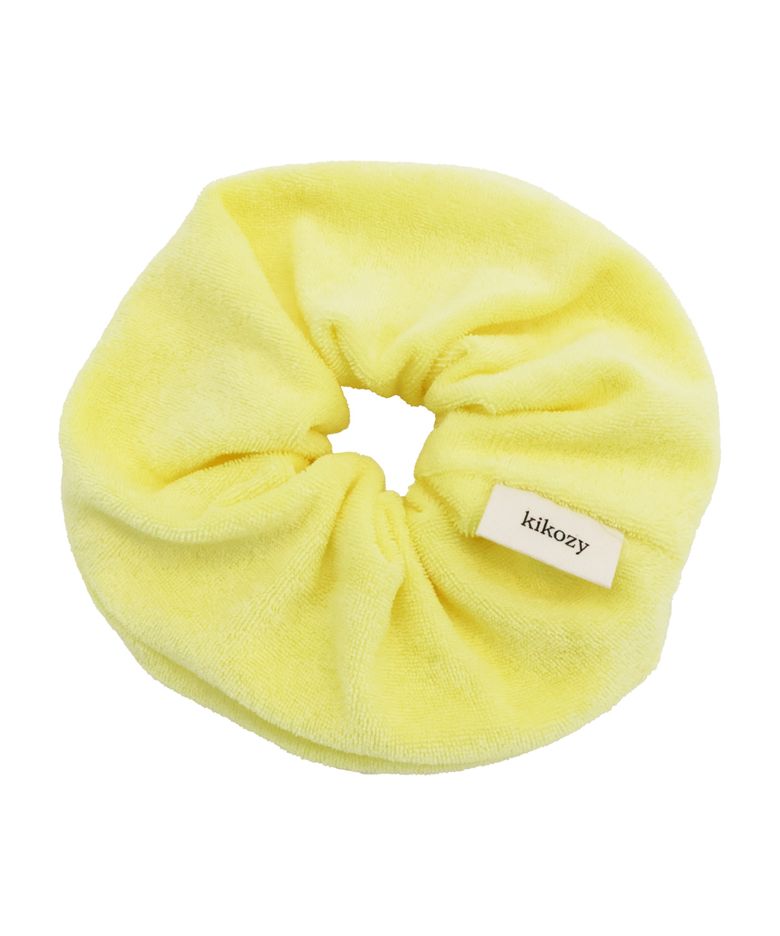 Cozy Terry Scrunchie_Lemon