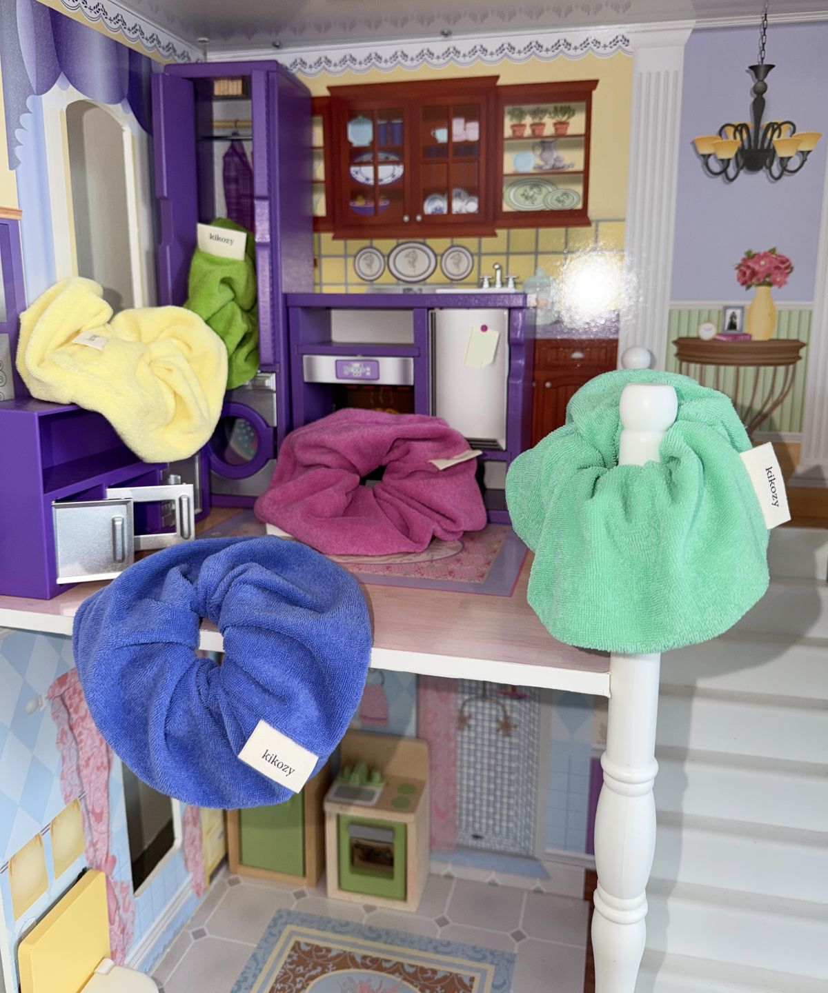 키코지(KIKOZY) Cozy Terry Scrunchie_Magenta