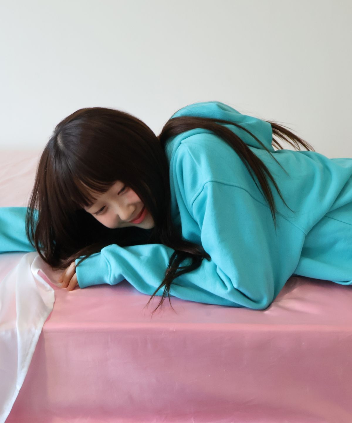 키코지(KIKOZY) Macaroon Hood zip up_Mint