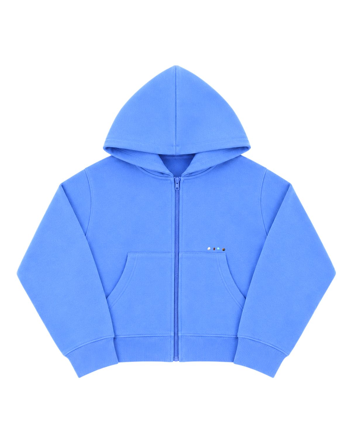 키코지(KIKOZY) Macaroon Hood zip up_Blue Soda