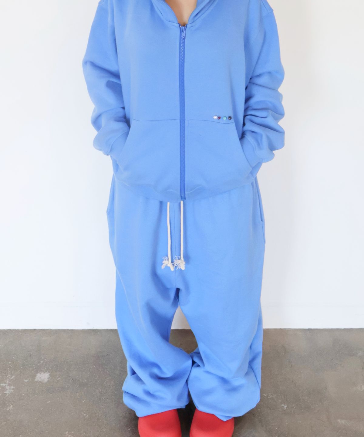 키코지(KIKOZY) Macaroon Sweat Pants_Blue Soda