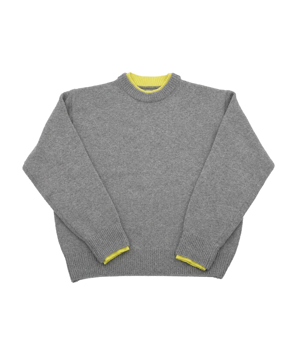 키코지(KIKOZY) Double Layered Round Knit_Grey