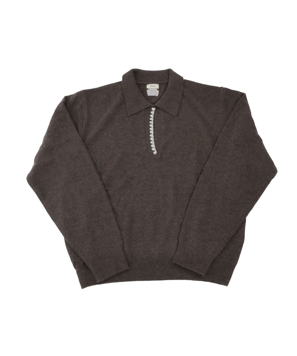 키코지(KIKOZY) Sofa Shell Collar Knit_Tan Brown