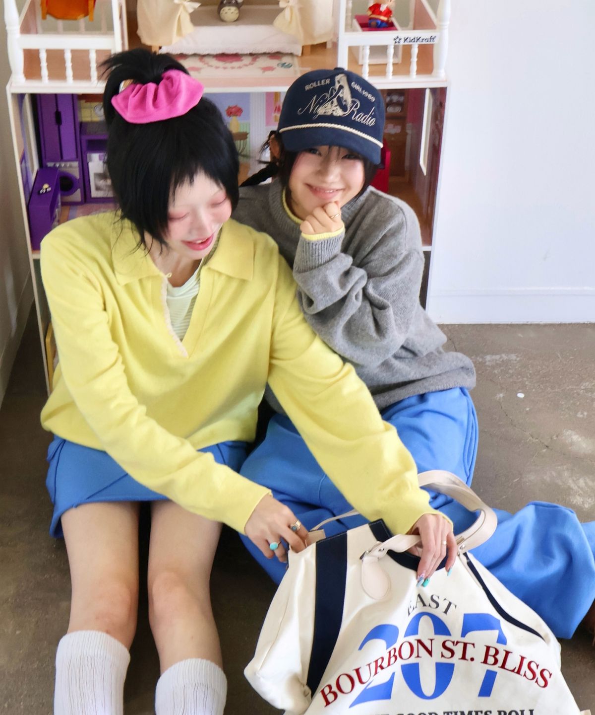 키코지(KIKOZY) Sofa Shell Collar Knit_Yellow