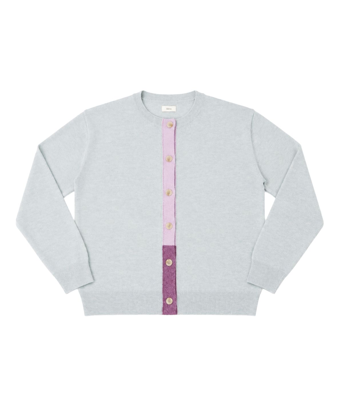 키코지(KIKOZY) Vintage Tone Mix Cardigan_Grey