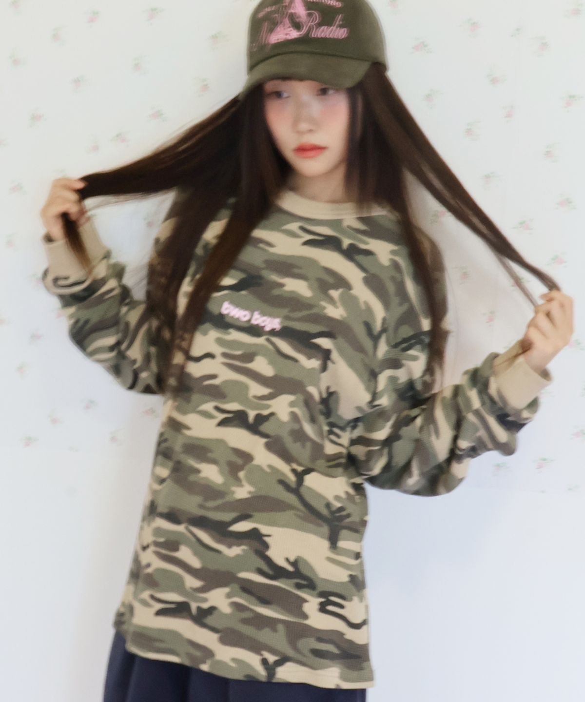 키코지(KIKOZY) Duo Waffle T-shirt_Camo