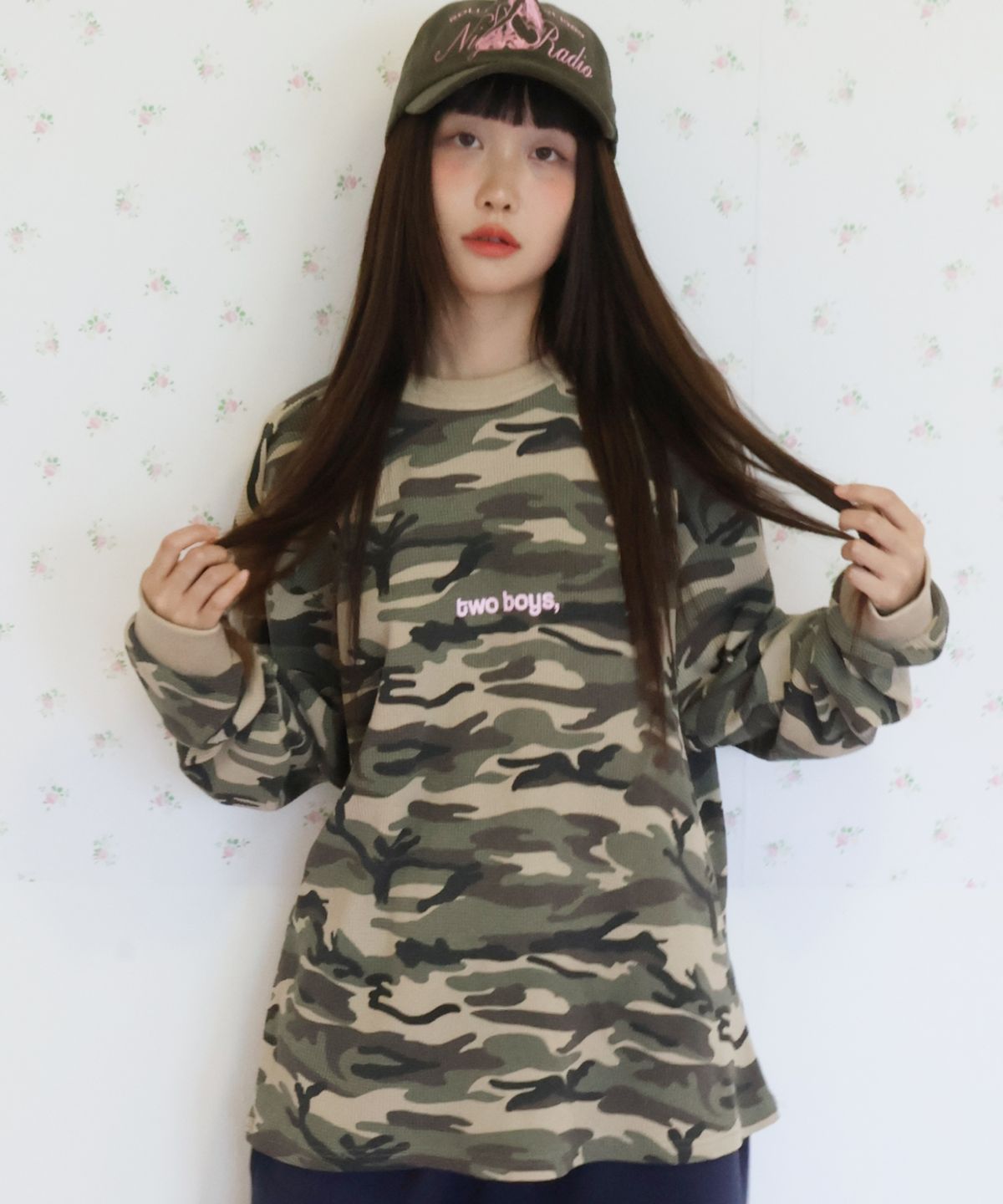 키코지(KIKOZY) Duo Waffle T-shirt_Camo