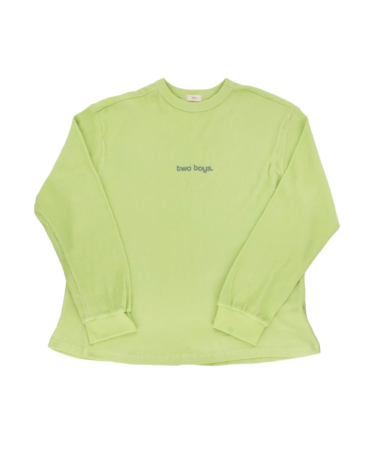 키코지(KIKOZY) Duo Waffle T-shirt_Lime