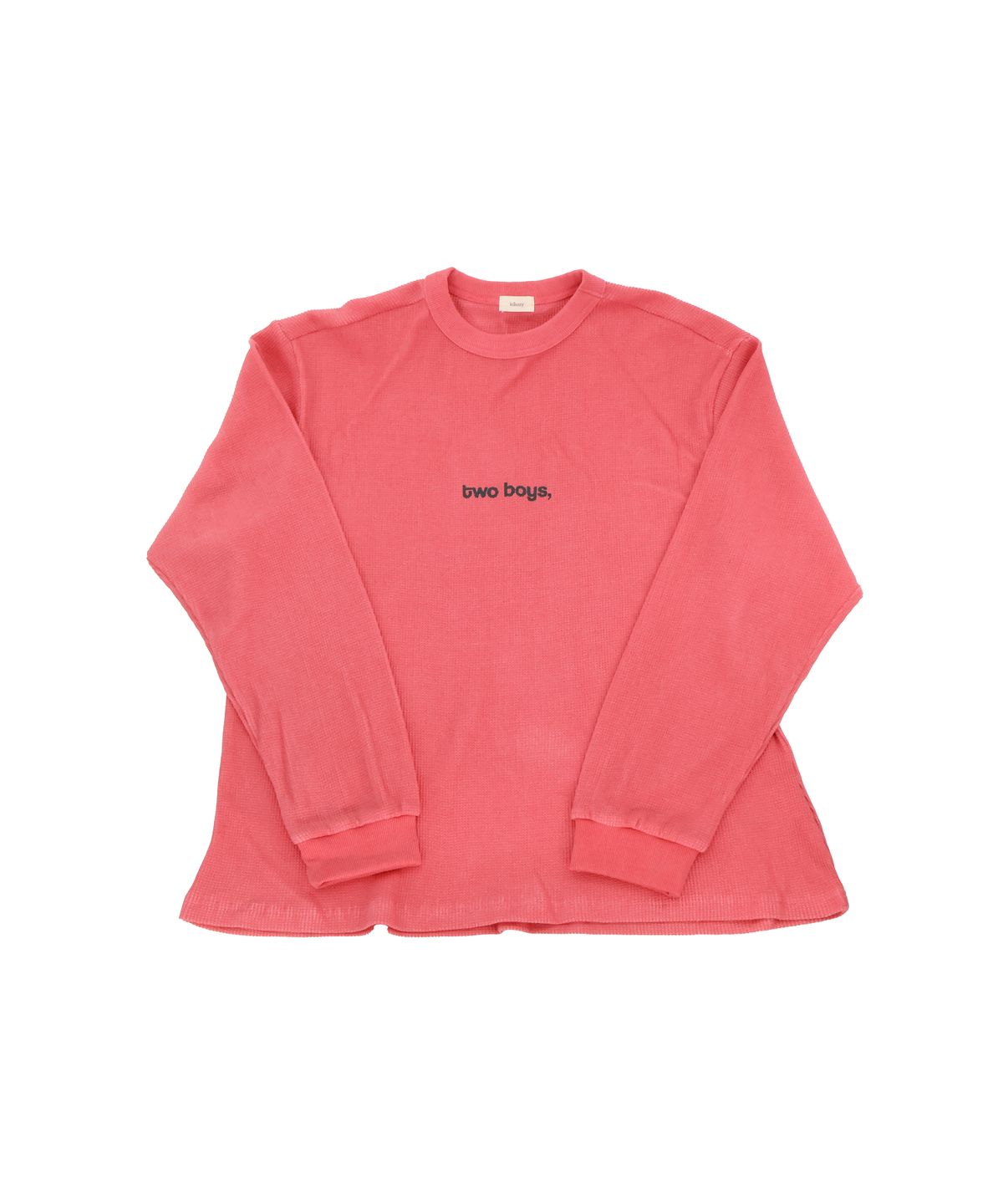 키코지(KIKOZY) Duo Waffle T-shirt_Red