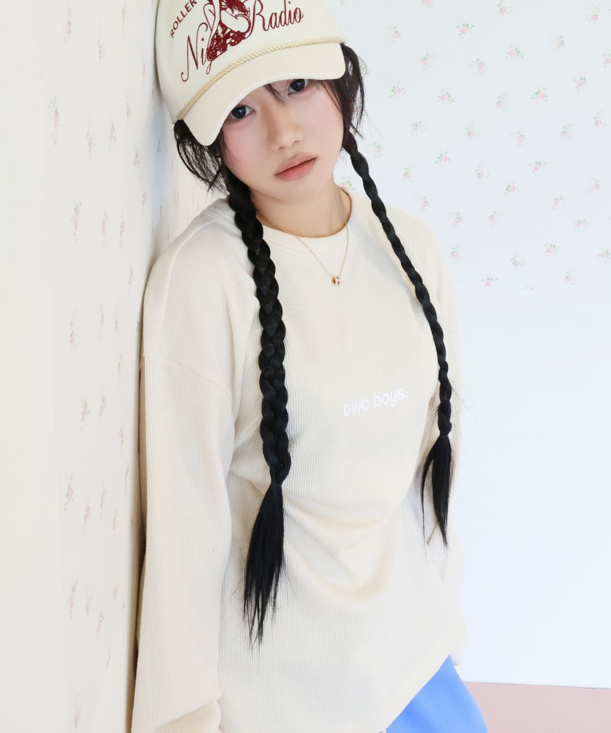 키코지(KIKOZY) Duo Waffle T-shirt_Beige