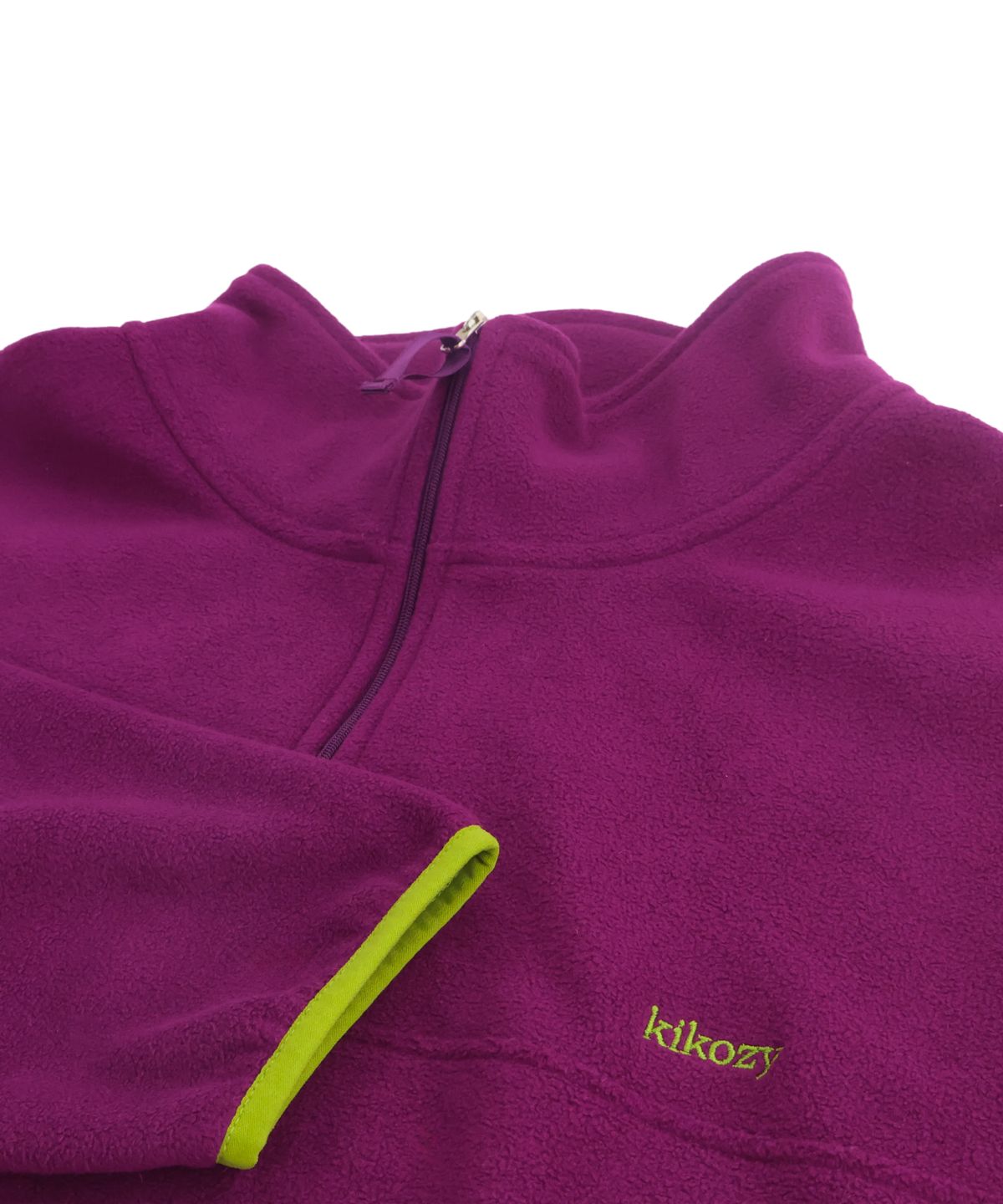 키코지(KIKOZY) Fleece Half Zip Up_Purple