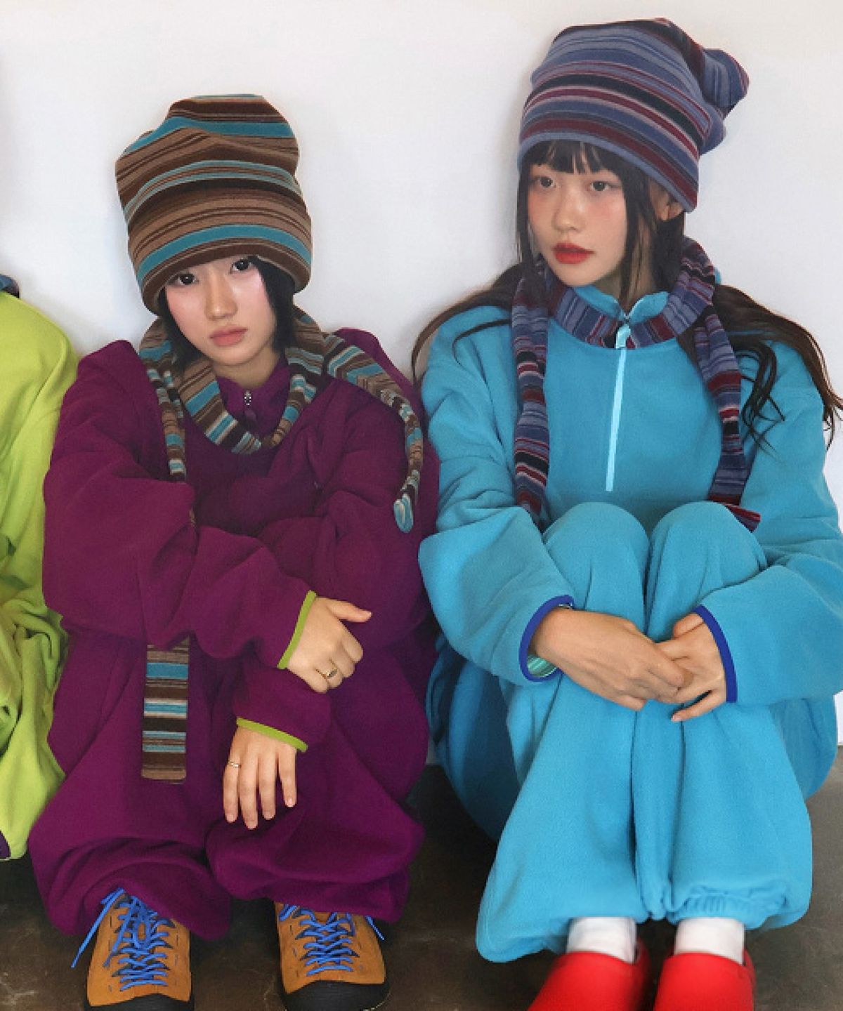 키코지(KIKOZY) Fleece Half Zip Up_Sky Blue