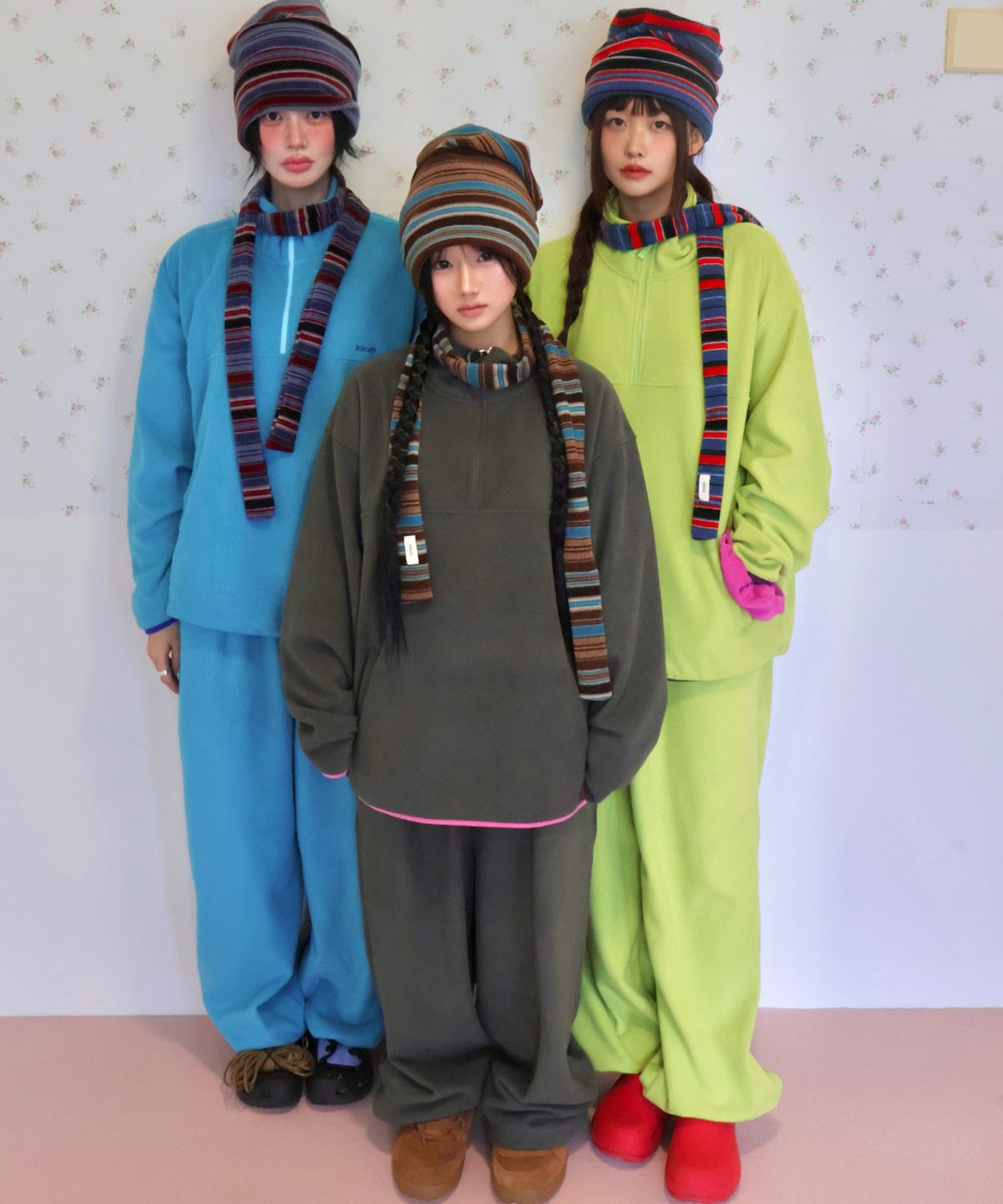 키코지(KIKOZY) Fleece pants_Khaki