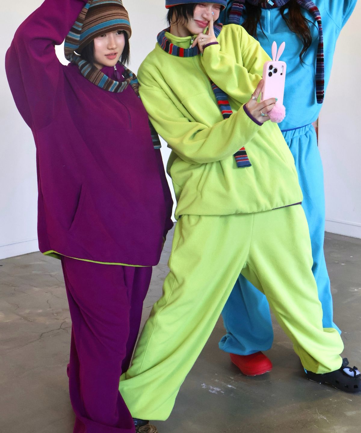 키코지(KIKOZY) Fleece pants_Lime