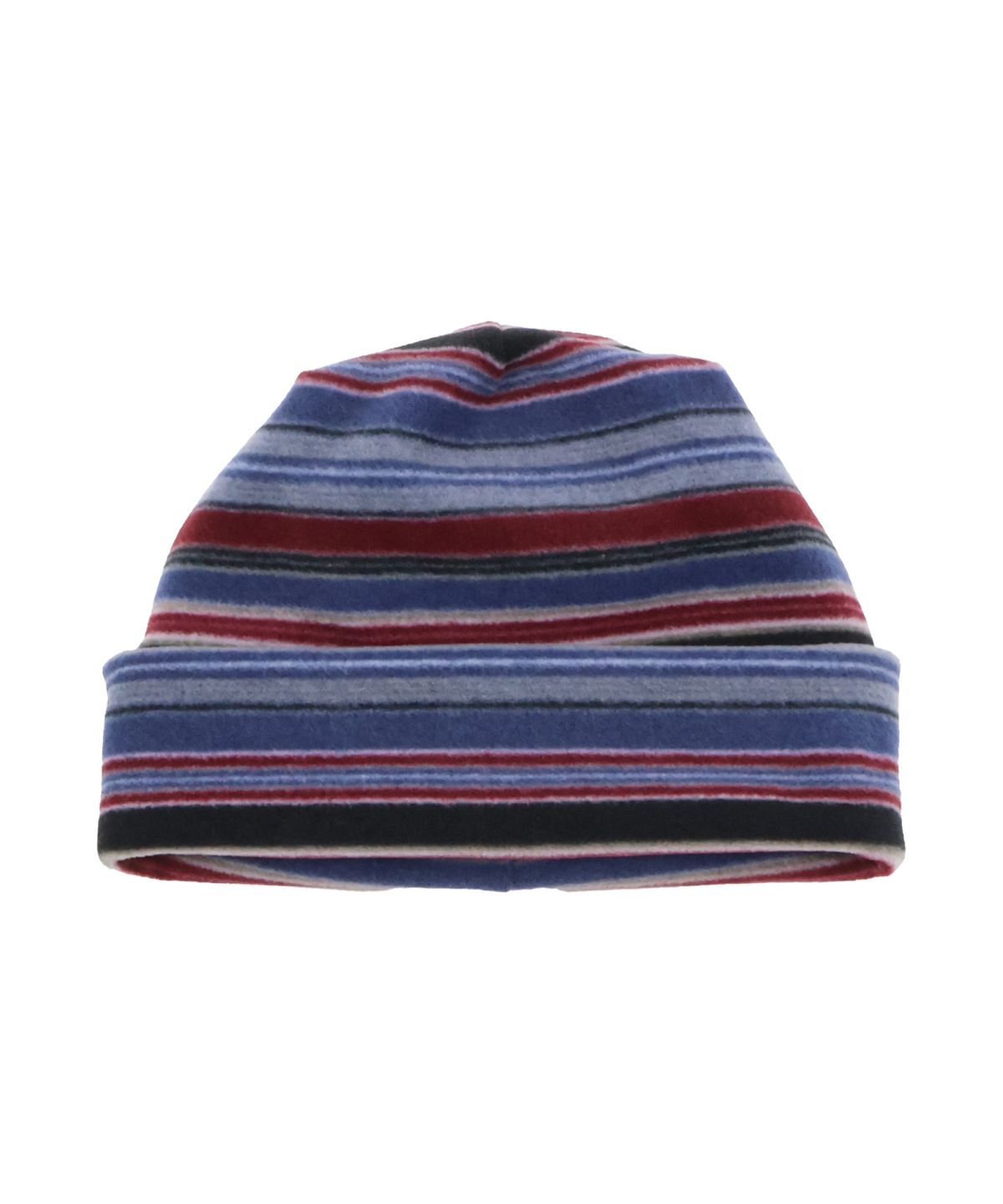 키코지(KIKOZY) Stripe Fleece Beanie_Blue