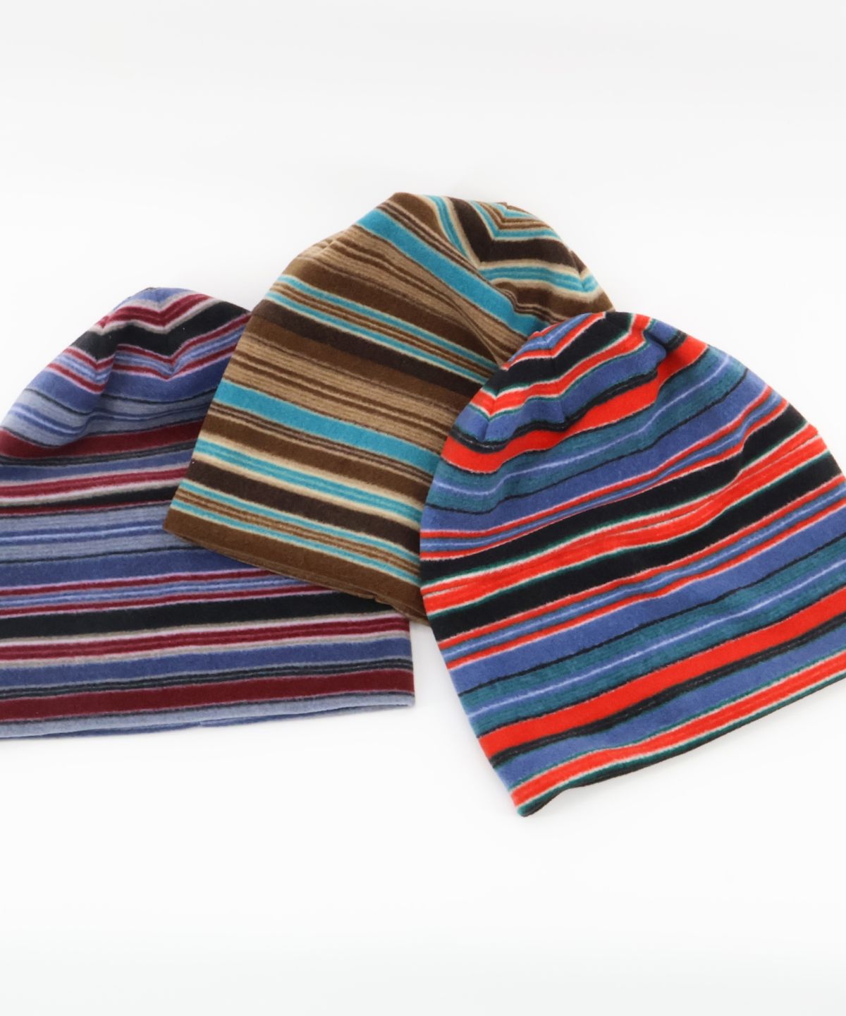 키코지(KIKOZY) Stripe Fleece Beanie_Red