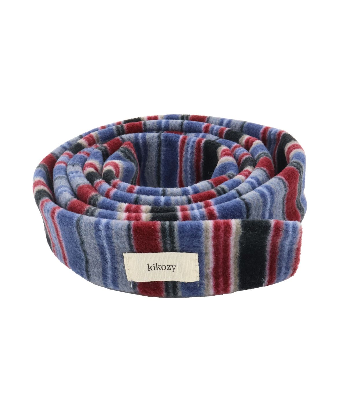 키코지(KIKOZY) Stripe Fleece Muffler_Blue