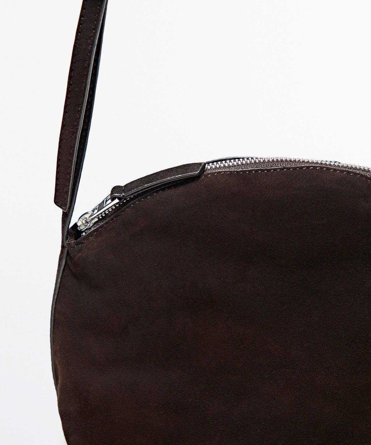 마시모두띠(MASSIMO DUTTI) 스플릿 스웨이드 레더 크로스백