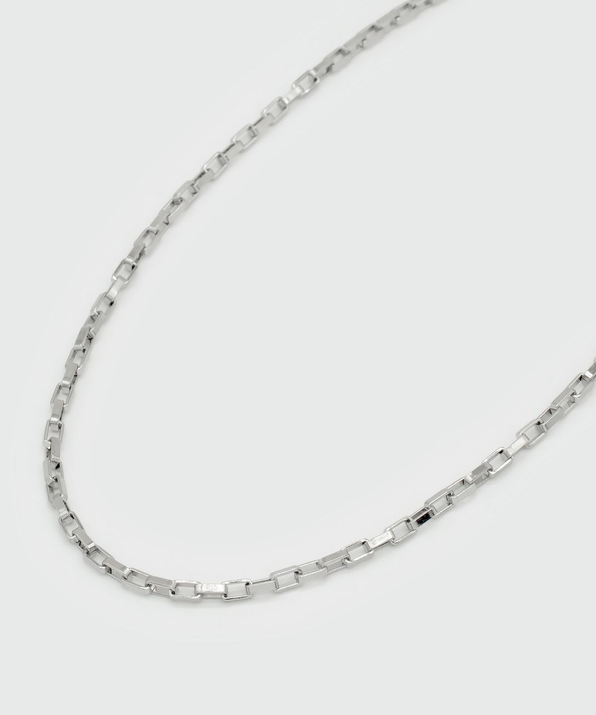 아이엠제이(IAMJ) 베이직 스퀘어 체인 목걸이_2.5mm