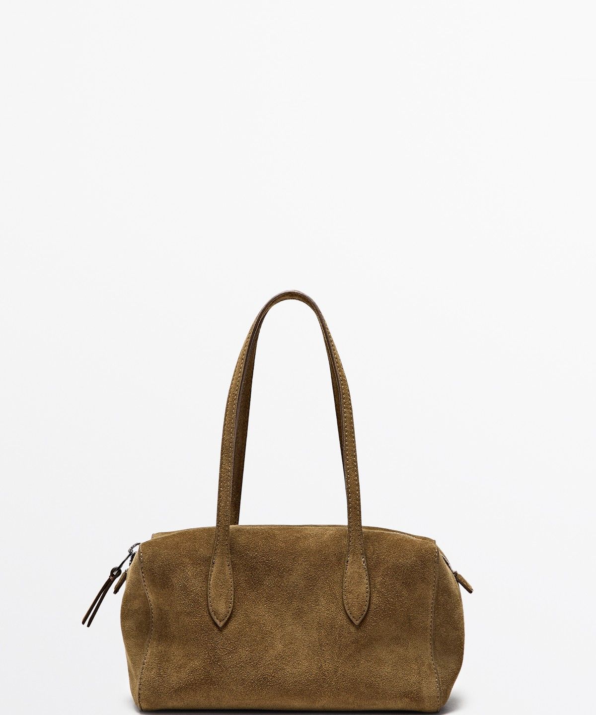 마시모두띠(MASSIMO DUTTI) 스플릿 스웨이드 미니 사첼 백
