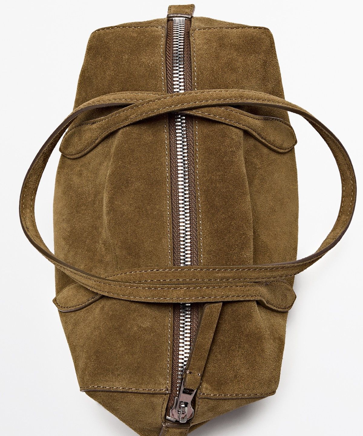 마시모두띠(MASSIMO DUTTI) 스플릿 스웨이드 미니 사첼 백