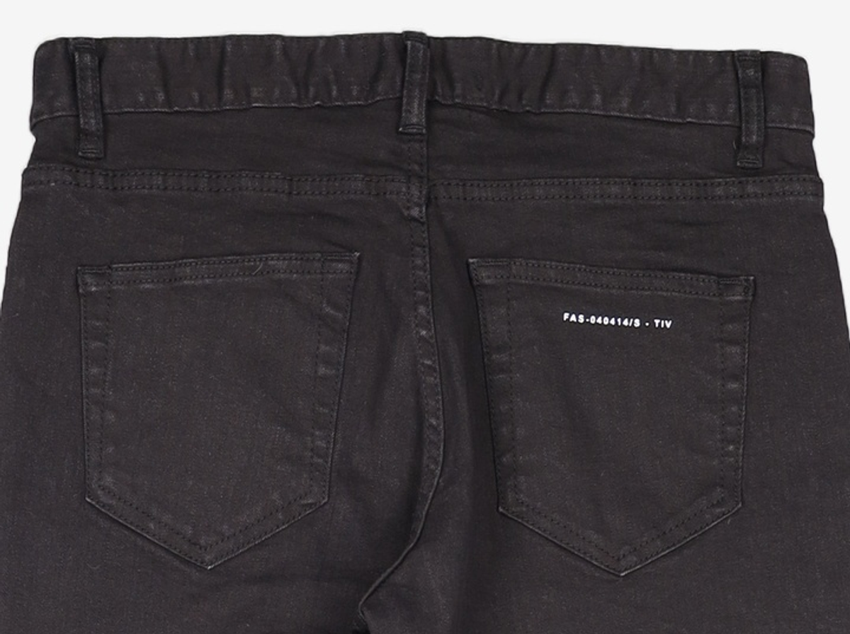 페이탈리즘(FATALISM) black crop jeans #0069 46