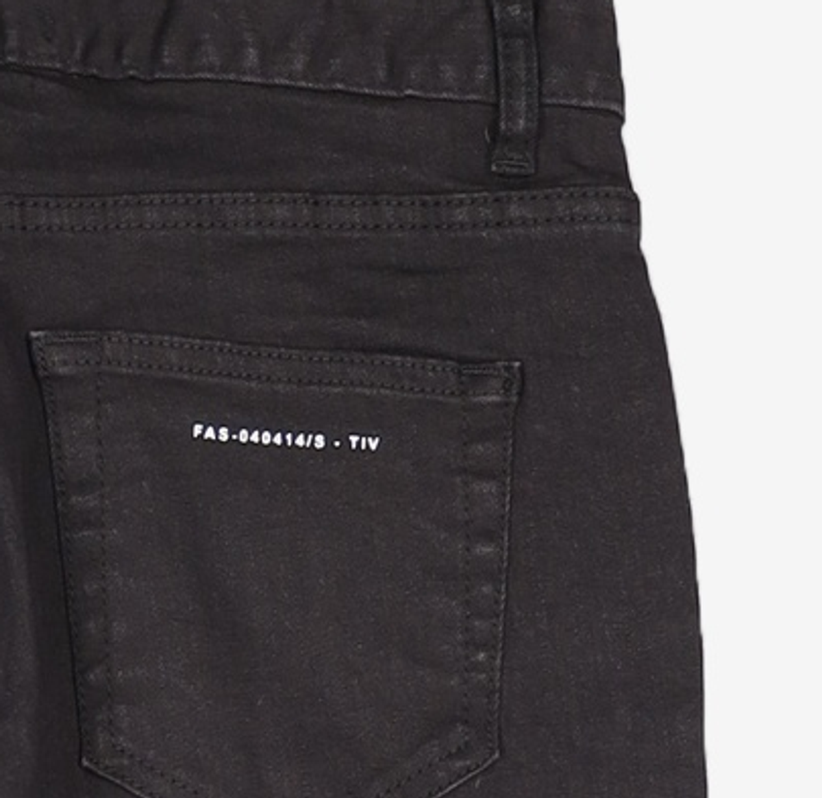 페이탈리즘(FATALISM) black crop jeans #0069 46