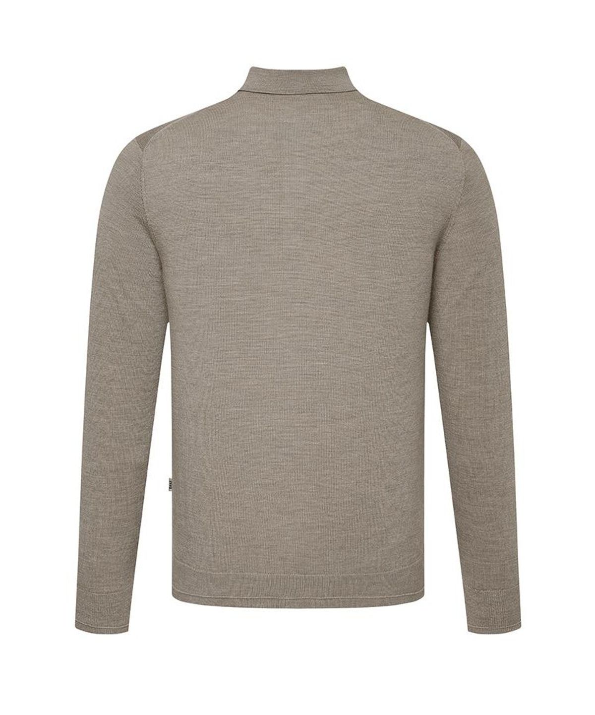 닥스셔츠(DAKS SHIRTS) 울100 카라니트 레귤러핏 베이지_DLW3SWTL450I1