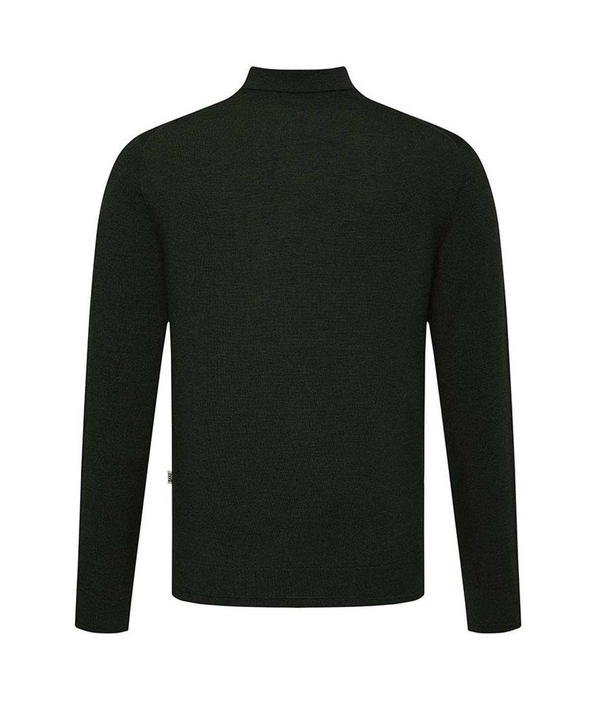 닥스셔츠(DAKS SHIRTS) 울100 카라니트 레귤러핏 카키_DLW3SWTL450KK