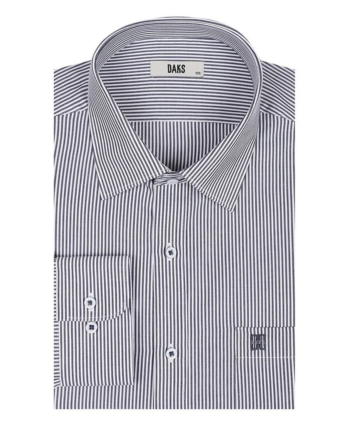 닥스셔츠(DAKS SHIRTS) 면100 스트라이프셔츠 레귤러핏 네이비_DMP2SHDL120N1