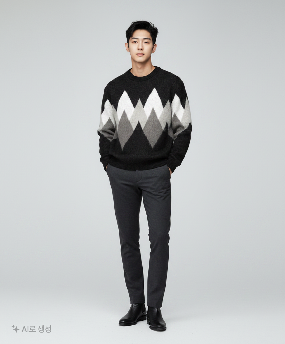 니티드(KNITTED) 니트/스웨터 M