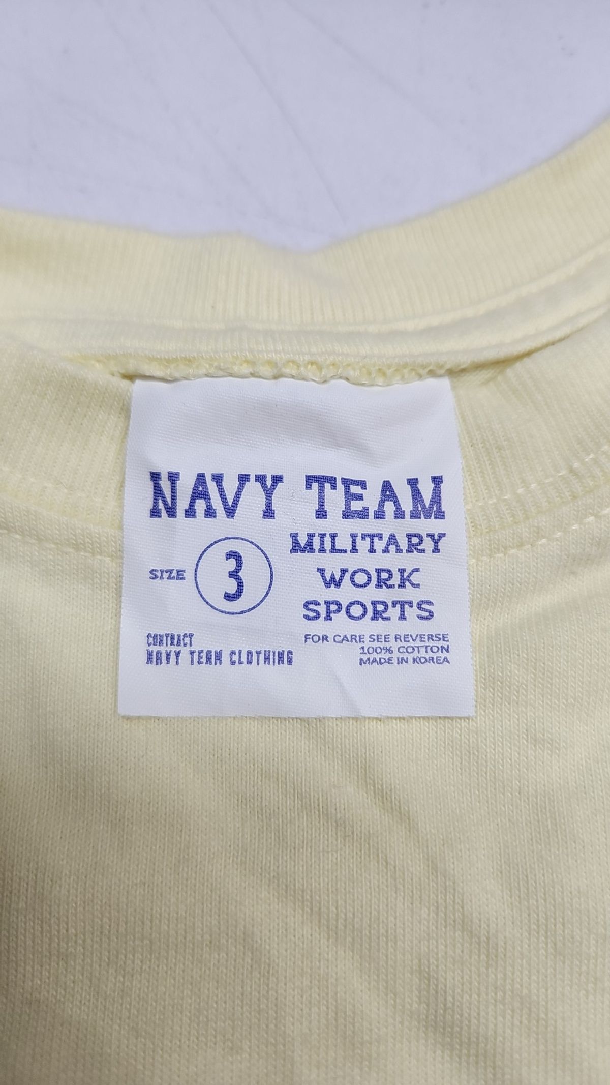 네이비팀(NAVYTEAM) 반소매 티셔츠 3