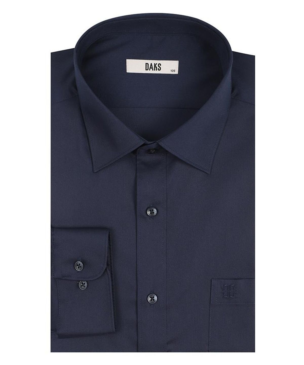 닥스셔츠(DAKS SHIRTS) 이지케어 스트레치 솔리드셔츠 레귤러핏 네이비_DMP2SHDL104N1