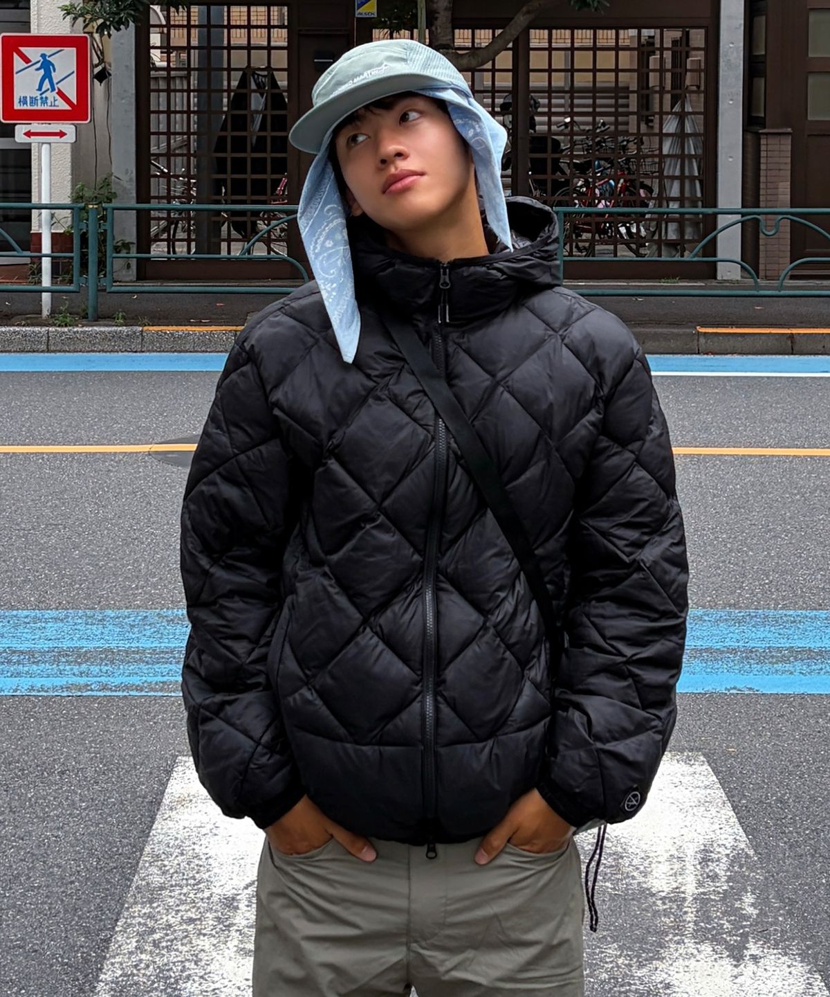 록히드마틴(LOCKHEED MARTIN) LM DIAMOND QUILTING PADDING JUMPER(L45UJP021BLK)