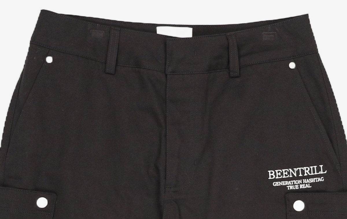 빈트릴(BEENTRILL) 버뮤다 컴포트핏 쇼츠 카고 팬츠(버터) M