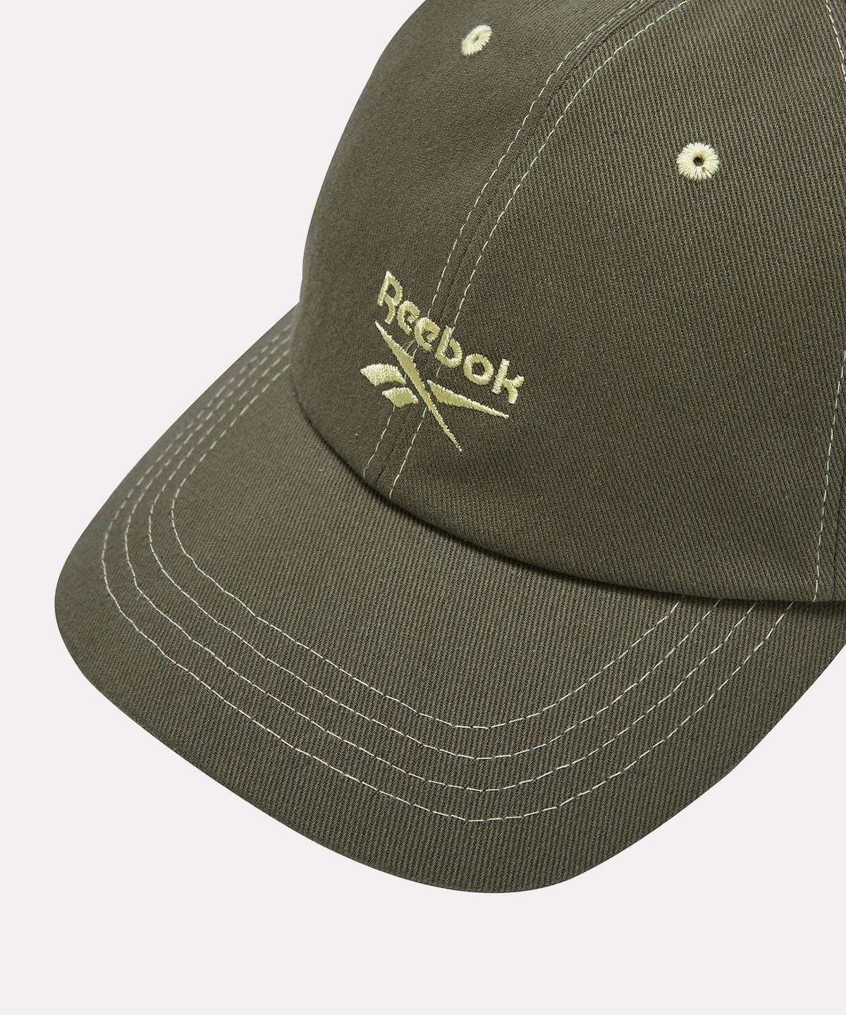 리복(REEBOK) 에센셜 로고 볼캡 - 카키