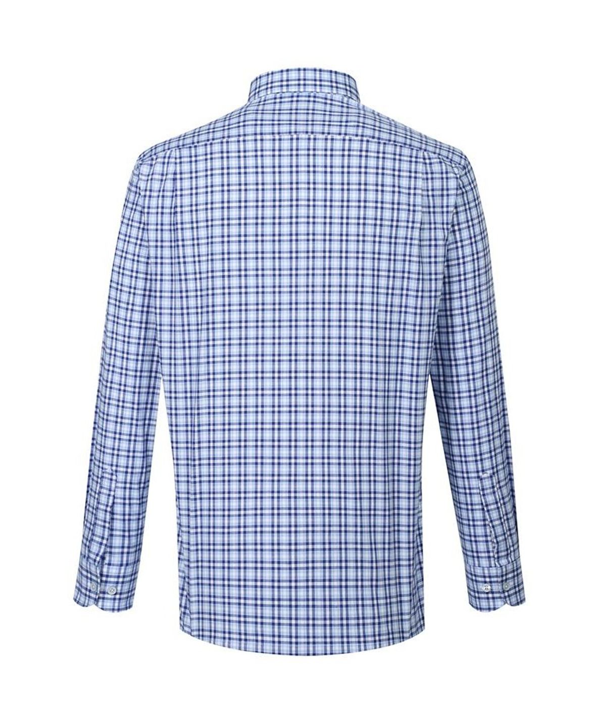 닥스셔츠(DAKS SHIRTS) 면100 스몰체크셔츠 레귤러핏 블루_DMP2SHCL112B1