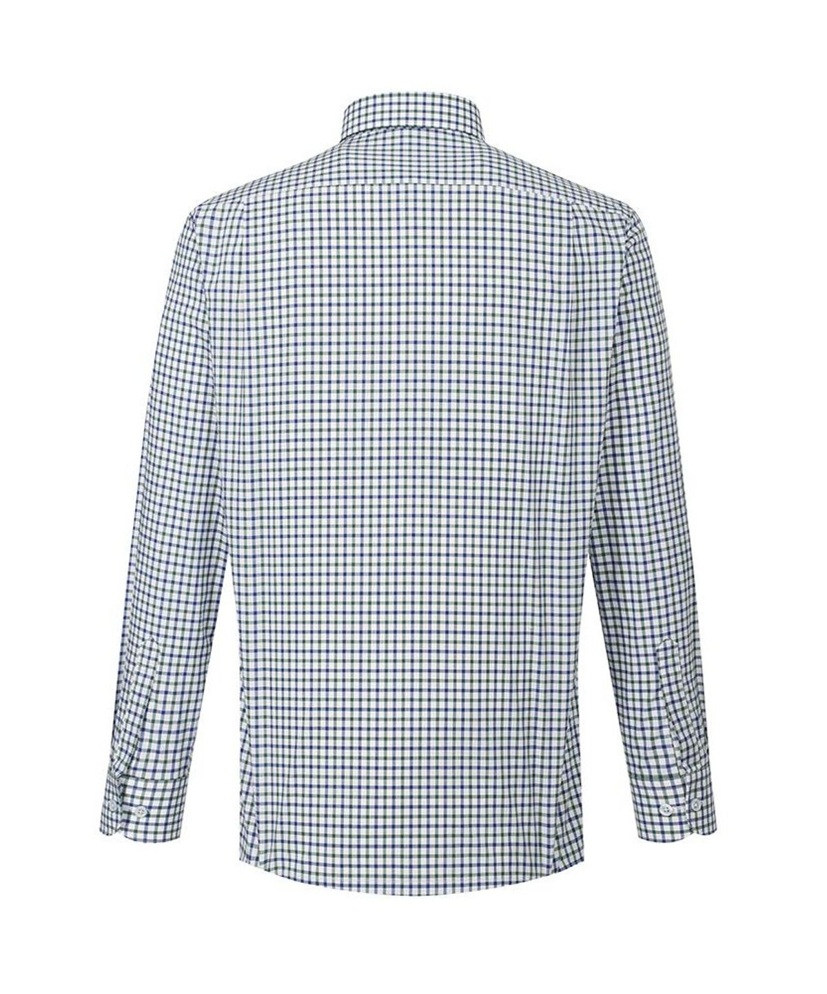 닥스셔츠(DAKS SHIRTS) 면100 스몰체크셔츠 레귤러핏 그린_DMP2SHCL114E1