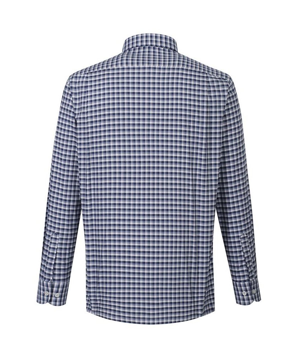 닥스셔츠(DAKS SHIRTS) 면100 스몰체크셔츠 레귤러핏 네이비_DMP2SHCL113N1