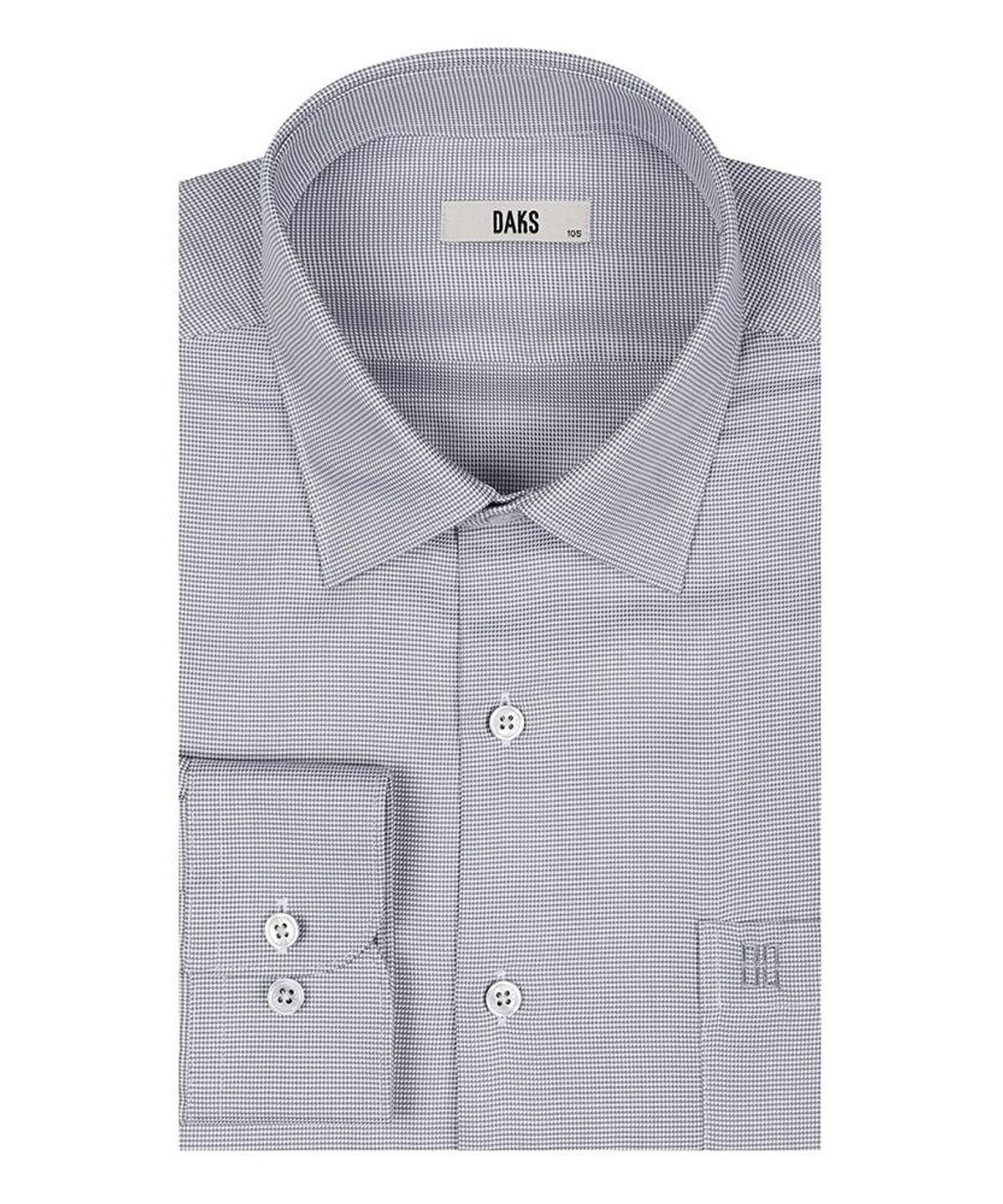 닥스셔츠(DAKS SHIRTS) 마이크로 패턴 셔츠 레귤러핏 그레이_DMP2SHCL102G1