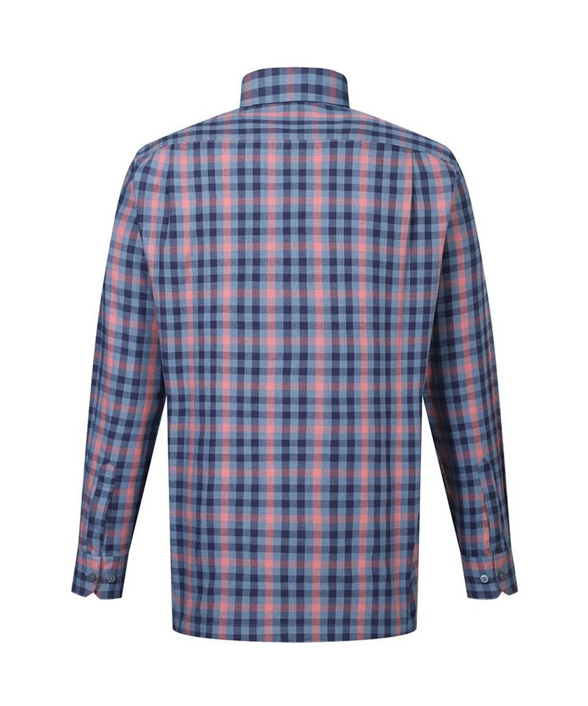 닥스셔츠(DAKS SHIRTS) 면혼방 미디움체크셔츠 레귤러핏 네이비_DMP2SHCL116N1