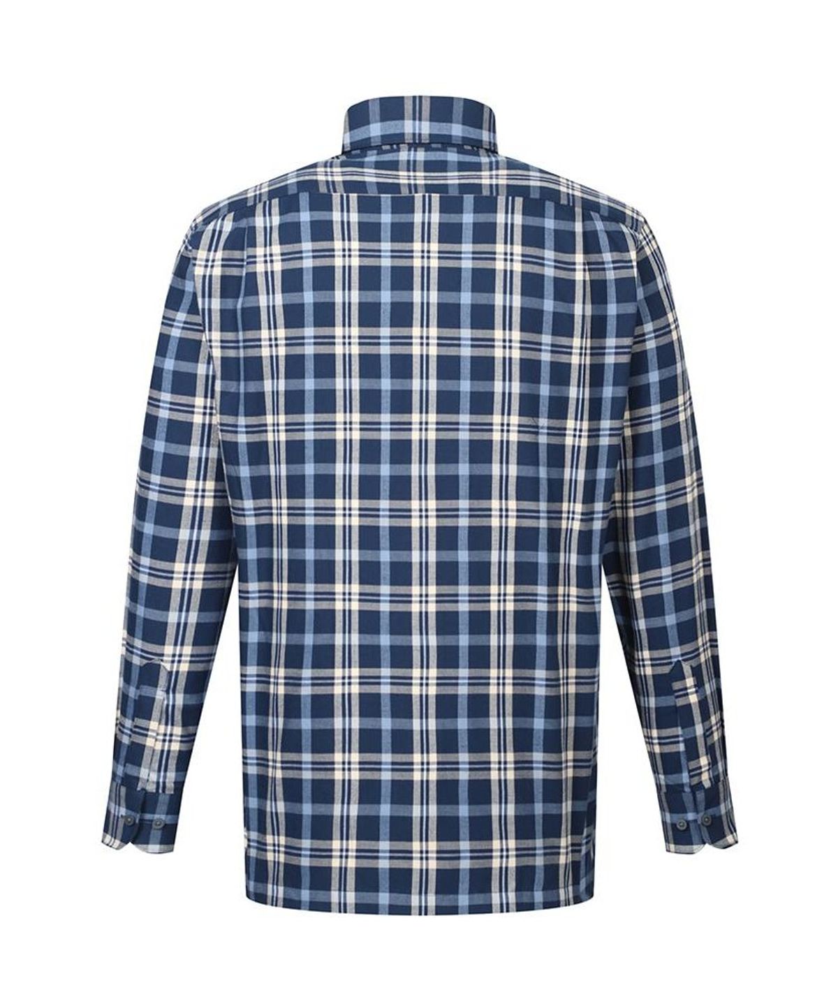 닥스셔츠(DAKS SHIRTS) 면혼방 미디움체크셔츠 레귤러핏 네이비_DMP2SHCL117N1