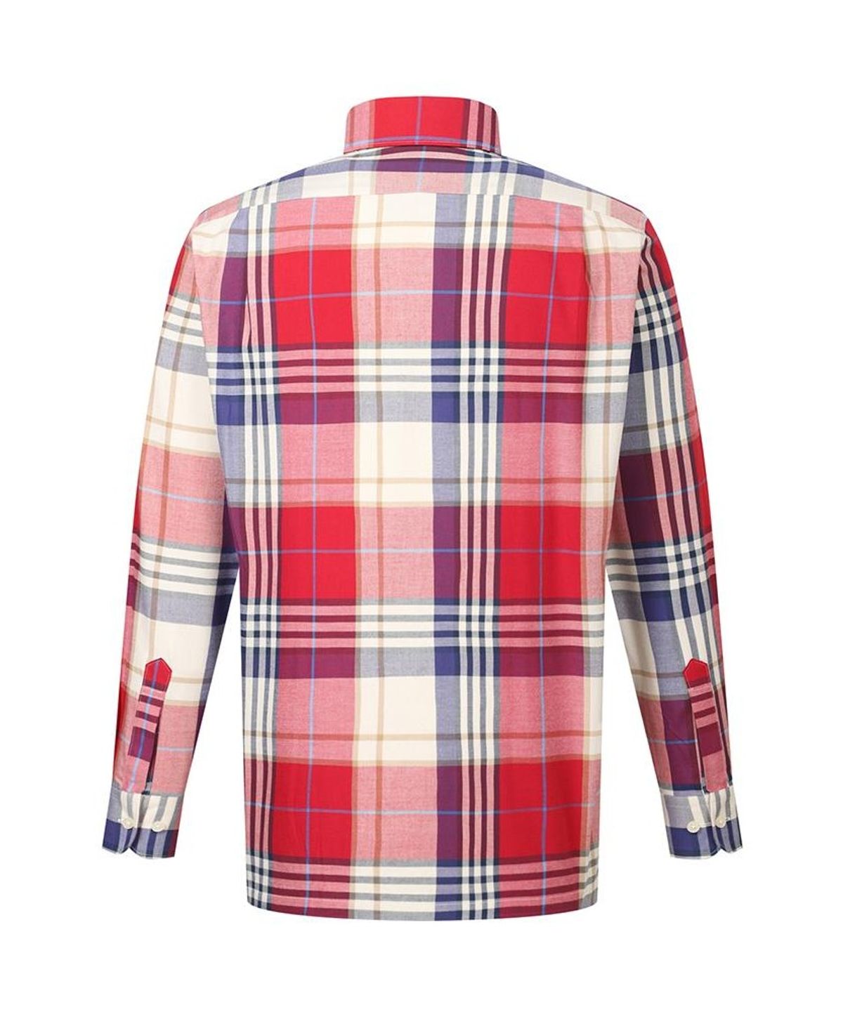 닥스셔츠(DAKS SHIRTS) 면혼방 빅체크셔츠 레귤러핏 베이지_DMP2SHCL140I1