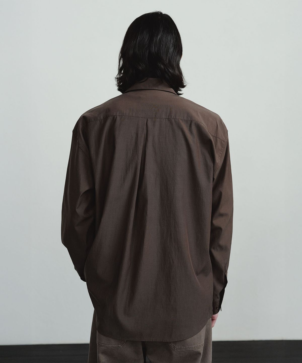 블랭크룸(BLANKROOM) 세틀 포켓 셔츠_BROWN