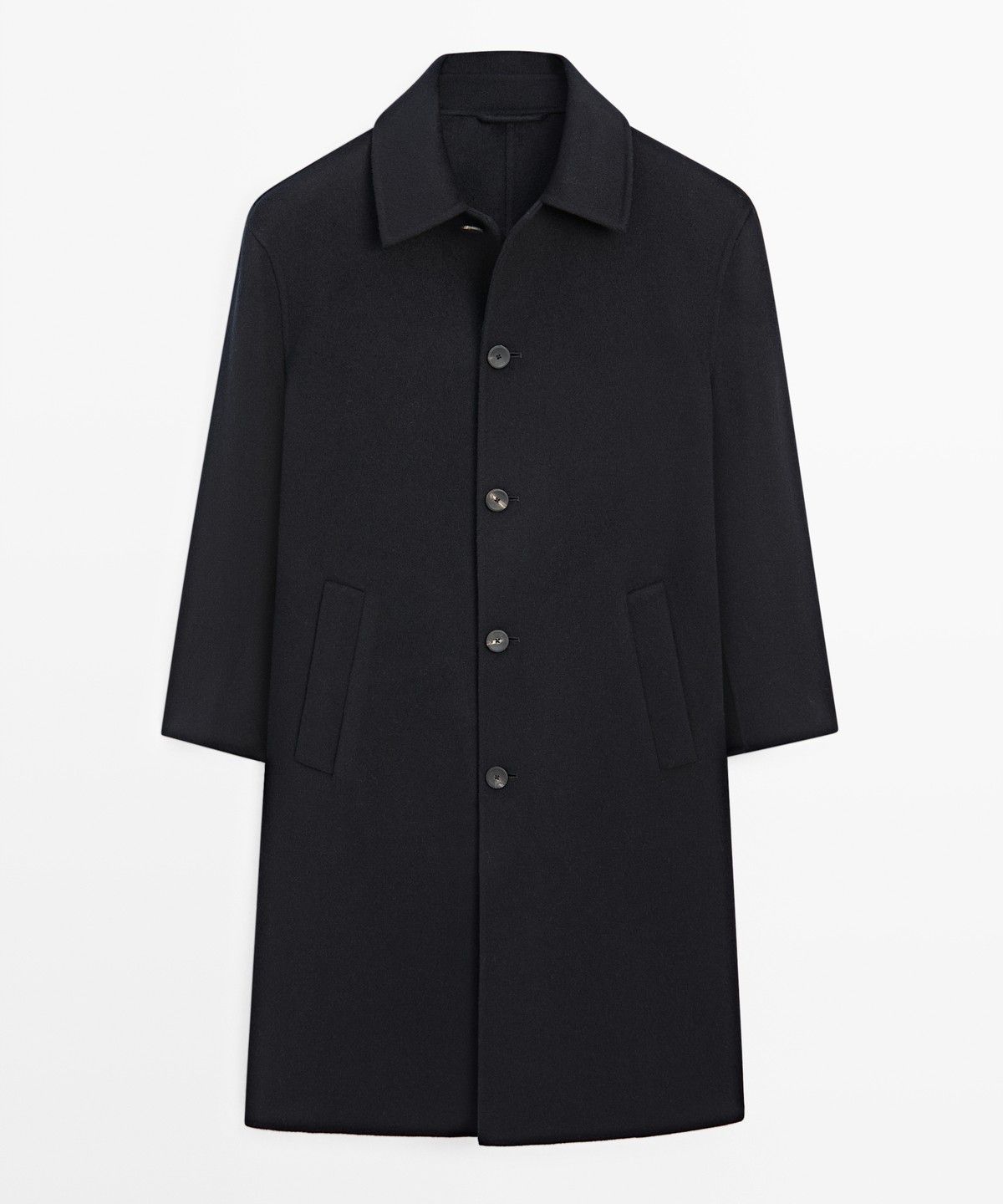 마시모두띠(MASSIMO DUTTI) 울 블렌드 더블 페이스 롱 코트