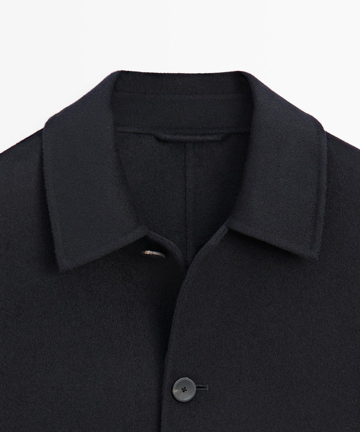 마시모두띠(MASSIMO DUTTI) 울 블렌드 더블 페이스 롱 코트