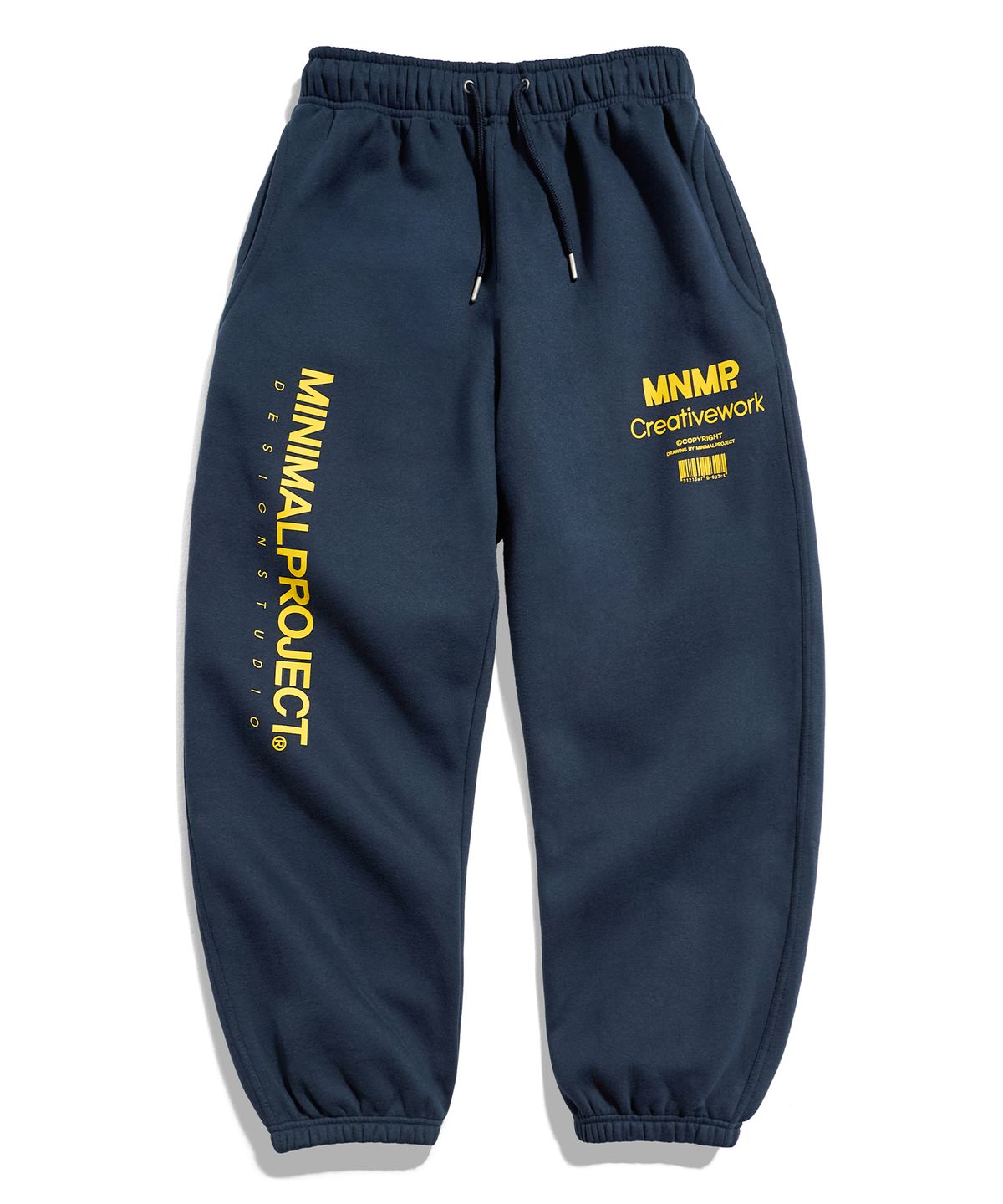 미니멀프로젝트(MINIMALPROJECT) 액시스 헤비웨이트 기모  스웻 팬츠 MTP303 [NAVY]