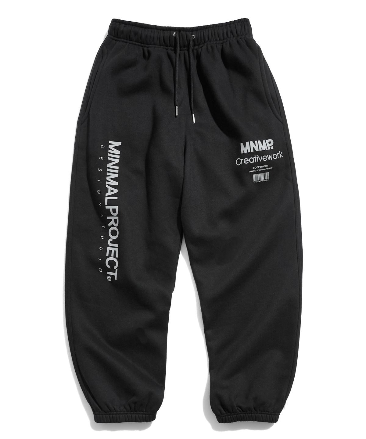 미니멀프로젝트(MINIMALPROJECT) 액시스 헤비웨이트 기모 스웻 팬츠 MTP303 [BLACK]