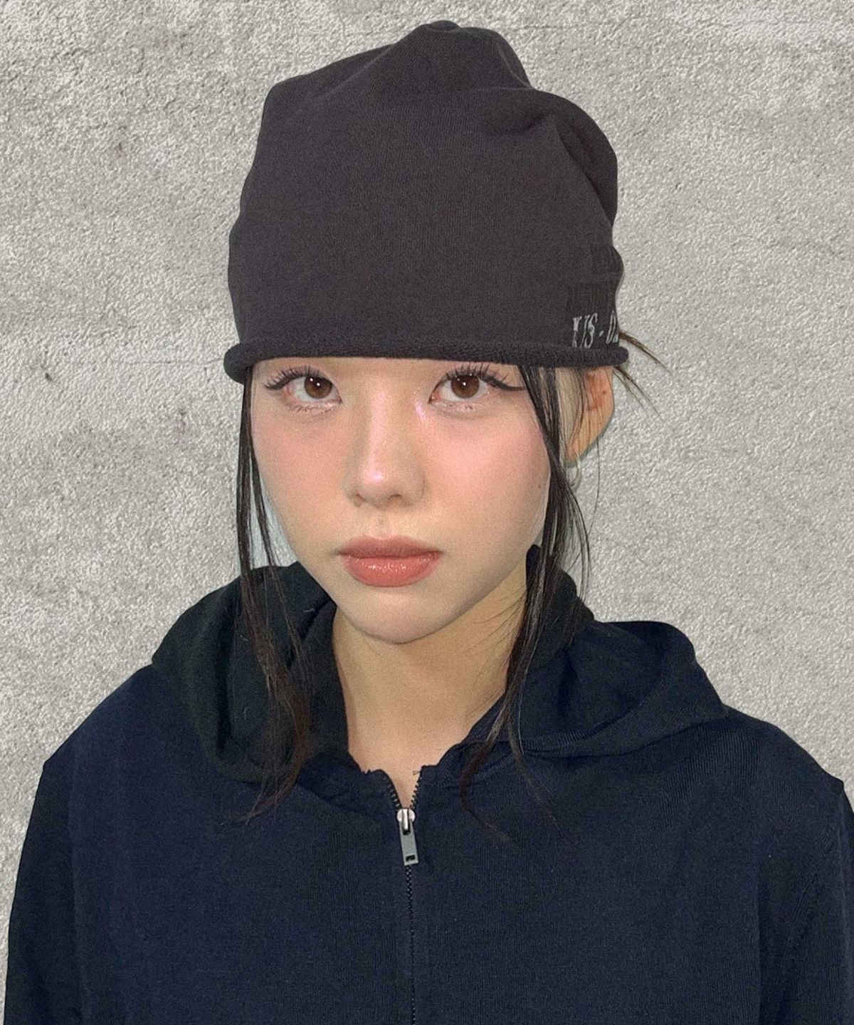 마스컴퍼니(MASCOMPANY) US Sweat Beanie - Charcoal